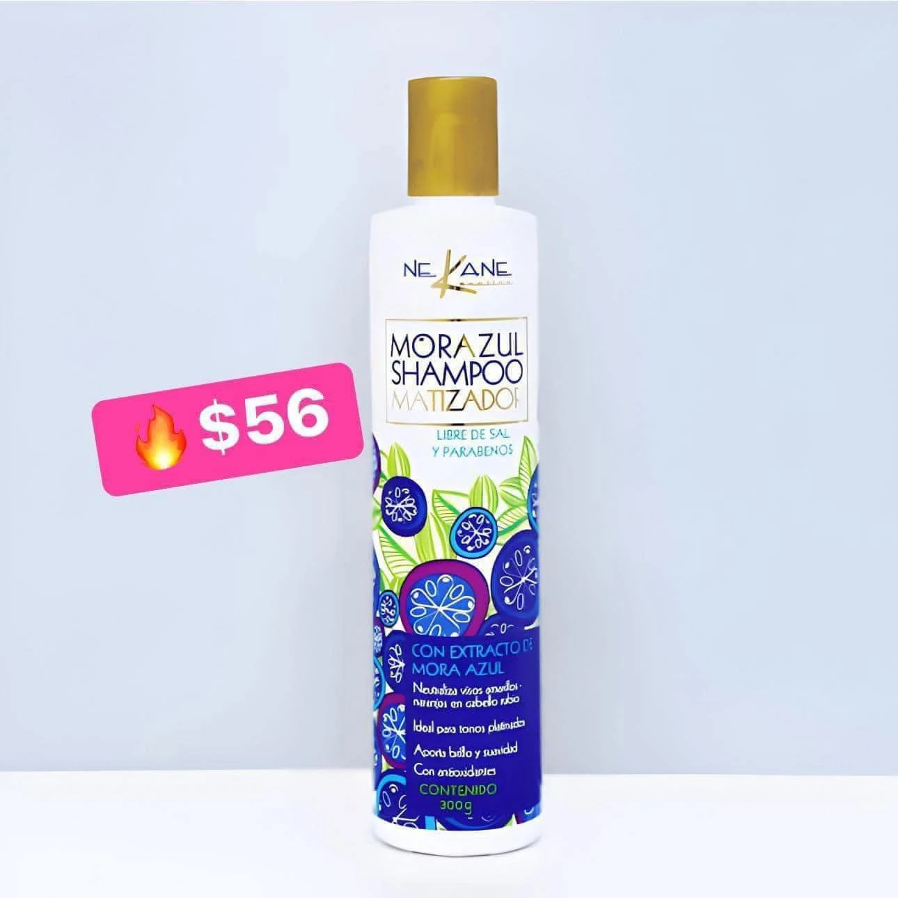 🔥SHAMPOO MATIZADOR MORA AZUL NEKANE🔥