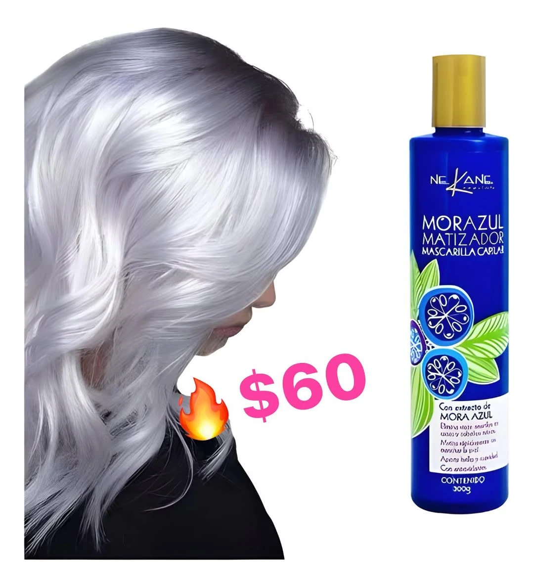 🔥MASCARILLA MATIZADOR MORA AZUL NEKANE🔥